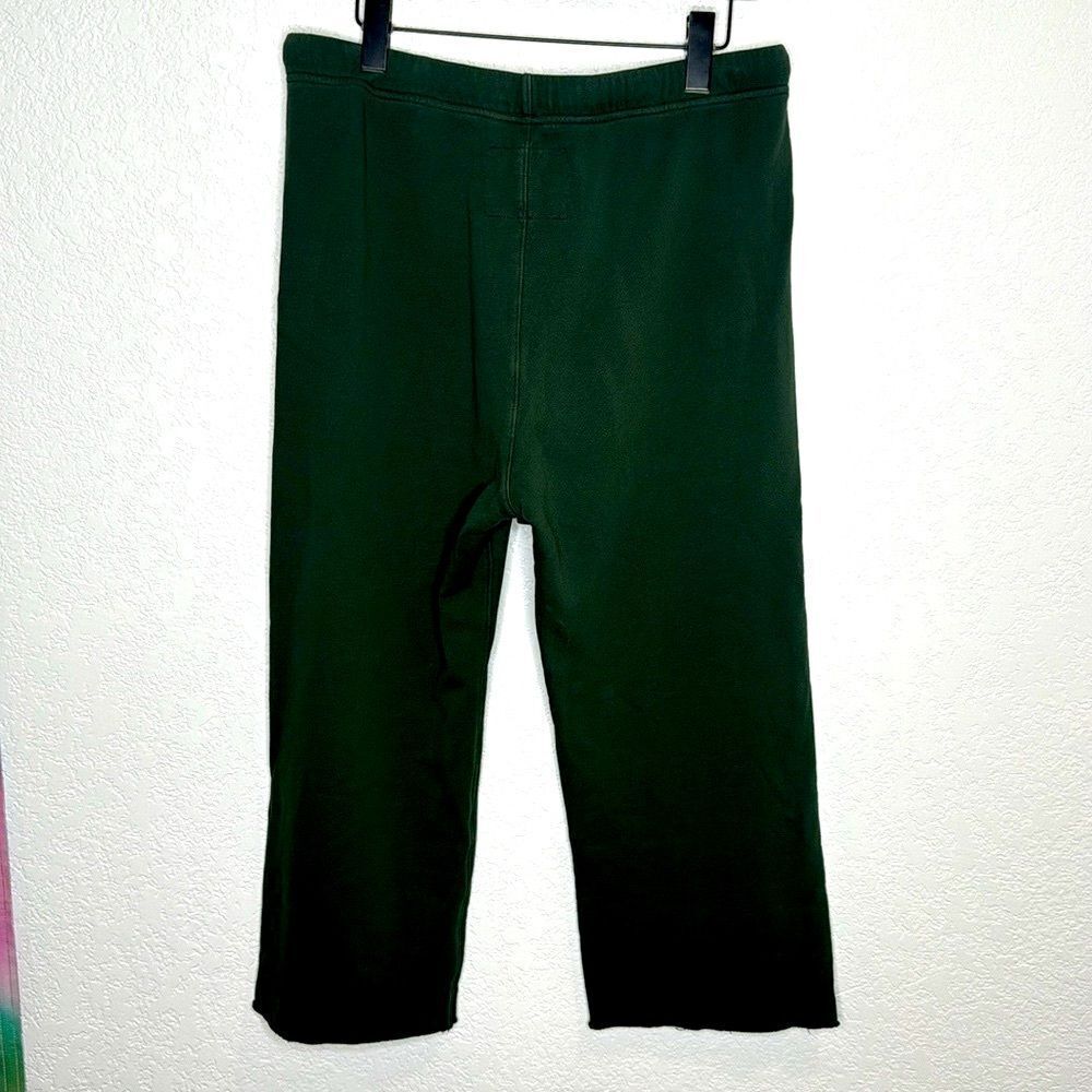 Frank & Eileen Black Wide-Leg Cropped Drawstring Track Pants - Picture 7 of 14